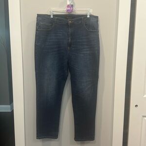 Risen Straight Leg Jeans
